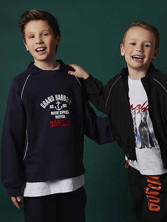 Свитшот-поло для мальчика